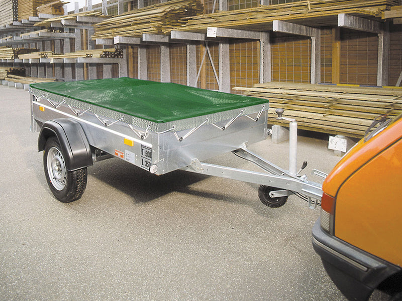 Faithfull Tarpaulin Green/Silver 3.6 x 2.7m (12 x 9ft) 80gsm FAITARP129