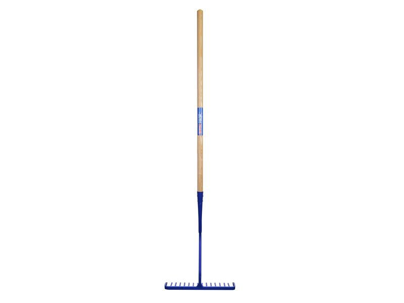 Faithfull Tarmac Rake 16 Round Teeth - Wooden Handled FAITAR