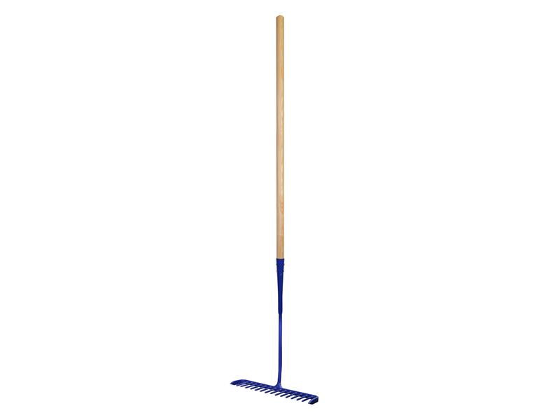 Faithfull Tarmac Rake 16 Round Teeth - Wooden Handled FAITAR