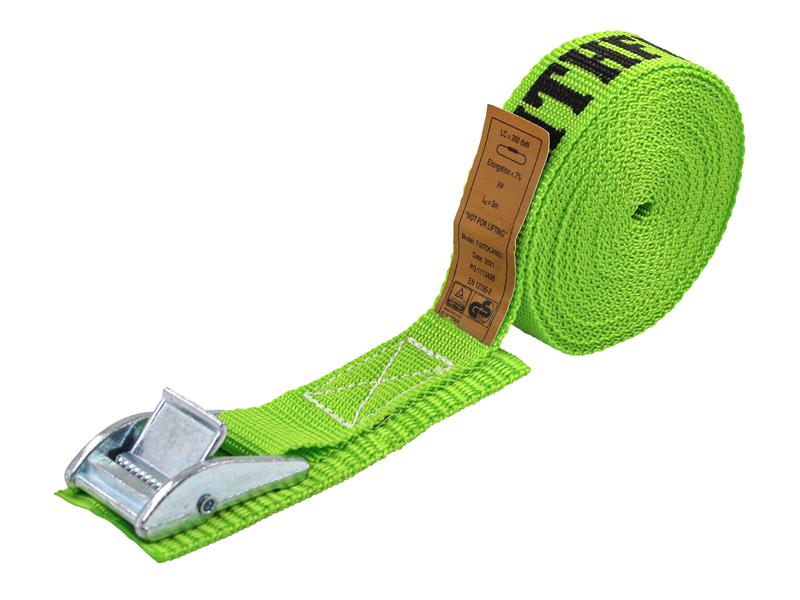 Faithfull Cam Buckle Tie-Downs 5m x 25mm, 4 Piece FAITDCAMSET4