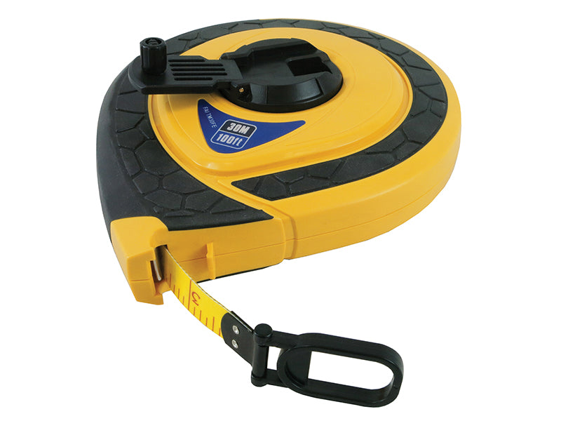 Faithfull Fully Enclosed ABS Fibreglass Long Tape 30m/100ft (Width 15mm) FAITM30FE