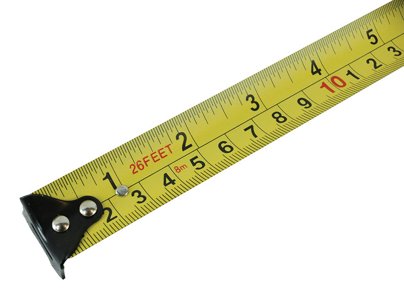 Faithfull Auto-Lock Tape 8m/26ft (Width 25mm) FAITM825N