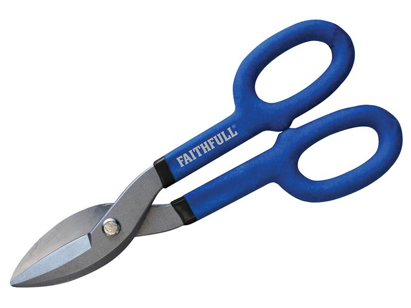 Faithfull Scissor Type Tin Snips 250mm (10in) FAITS10SC