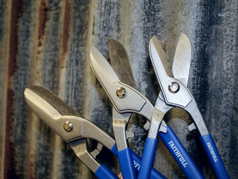 Faithfull Straight Tin Snips 250mm (10in) FAITS10