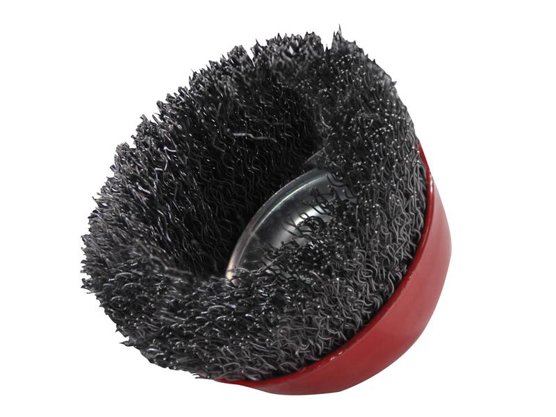 Faithfull Wire Cup Brush 60mm M14x2, 0.30mm Steel Wire FAIWBC60