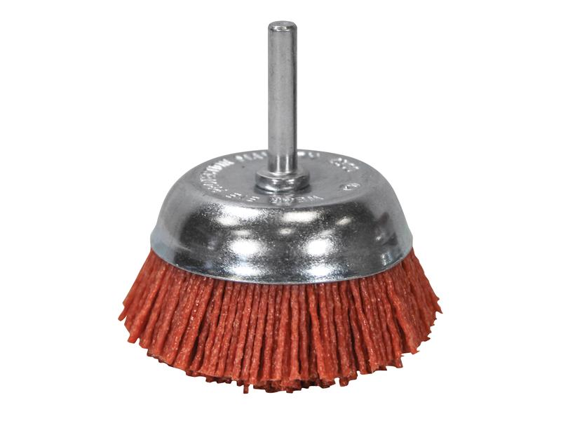 Faithfull Nylon Cup Brush 65mm x 6mm Shank FAIWBN65