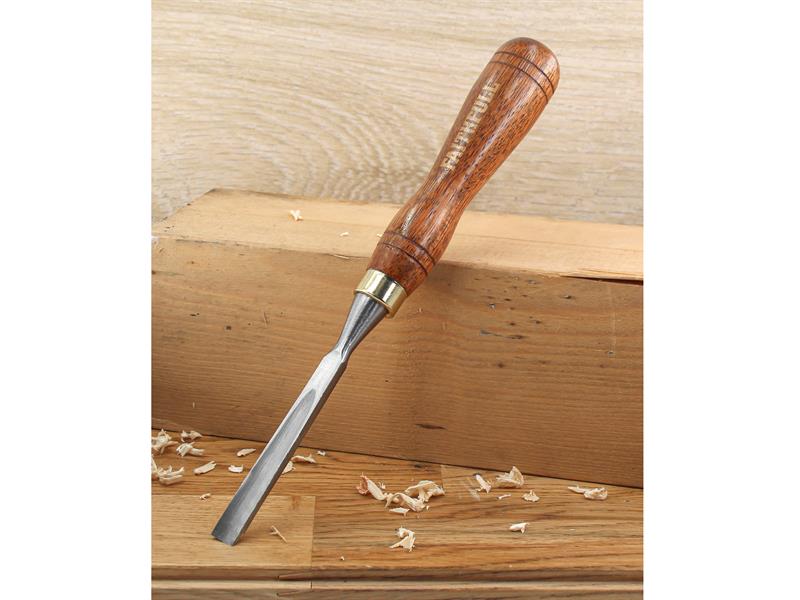 Faithfull FSC Straight Gouge Carving Chisel 9.5mm 3/8" Wooden Handle FAIWCARV2F