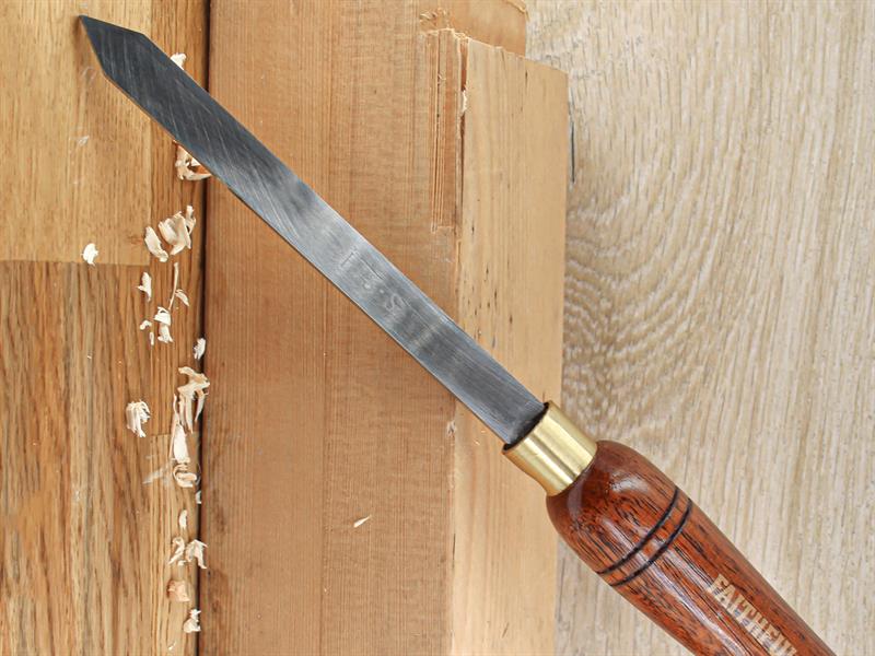 Faithfull HSS Wood Turning Chisel 15mm Parting Tool Length 410mm FAIWCTPT15
