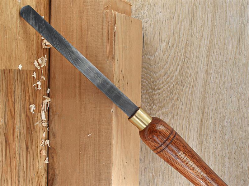 Faithfull HSS Wood Turning Chisel 15mm Round Nose Length 410mm FAIWCTRNS15