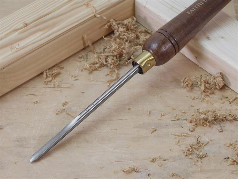 Faithfull HSS Turning Chisel Wooden Boxed Set, 8 Piece FAIWCTSET8B