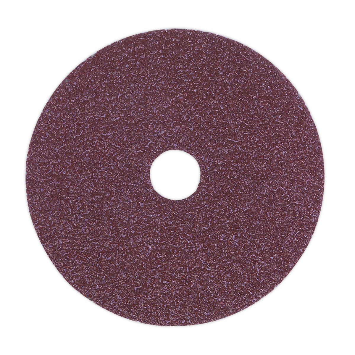Sealey Sanding Disc Fibre Backed �100mm 50Grit Pack of 25 FBD10050