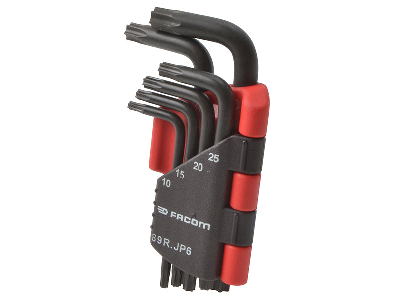 Facom ResisTORX Key Set of 6 TX10 - TX40 Supplied In A Compact Case 89R.JP6