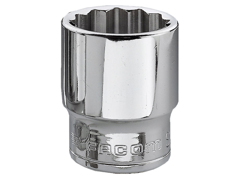 Facom 13mm Bi Hexagon Socket 3/8in Drive Chrome Finish FCMJ13
