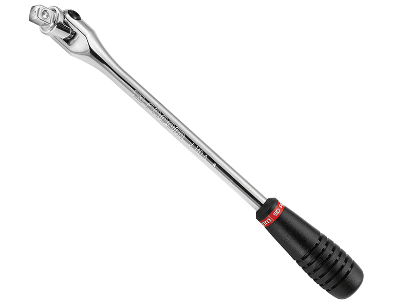 Facom Power Bar 3/8in Drive Length 260mm PVC handle Chrome Finish J.140A