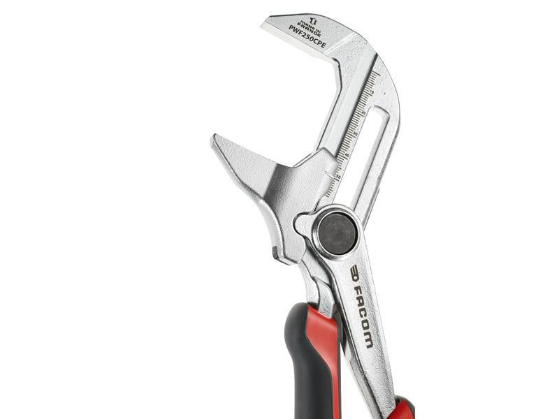 Facom Plier Wrench 250mm Opening 58mm Bi Material Grips PWF250CPEPB