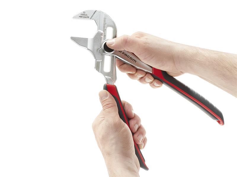 Facom Plier Wrench 250mm Opening 58mm Bi Material Grips PWF250CPEPB