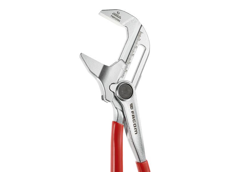 Facom Plier Wrench 250mm Opening 58mm PVC Grip Adjustment 20 positions PWF250G