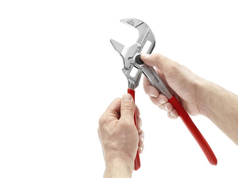 Facom Plier Wrench 250mm Opening 58mm PVC Grip Adjustment 20 positions PWF250G