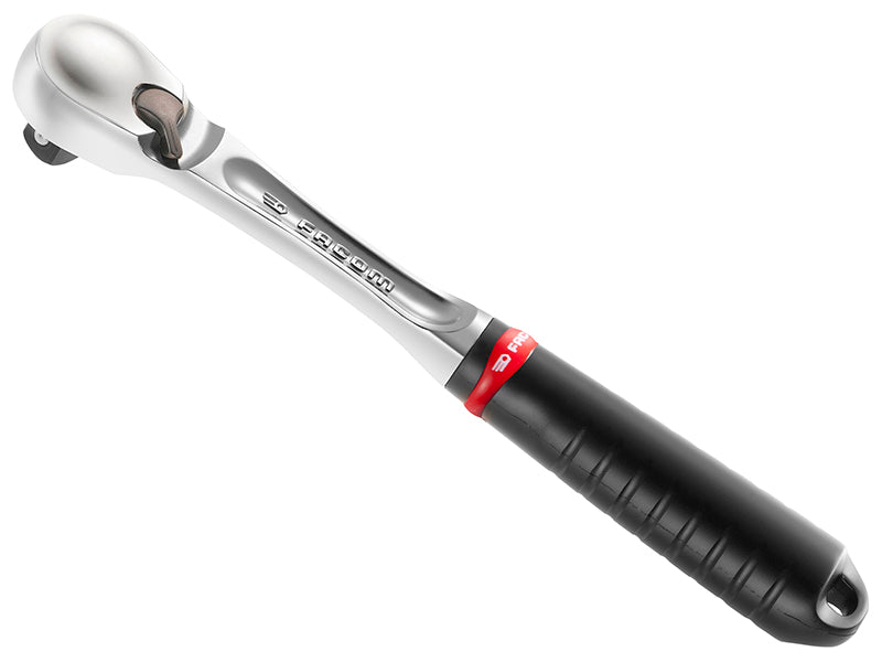 Facom Sealed Pear Head Ratchet 1/2in Drive Length 72 Teeth 262mm SL.161PB