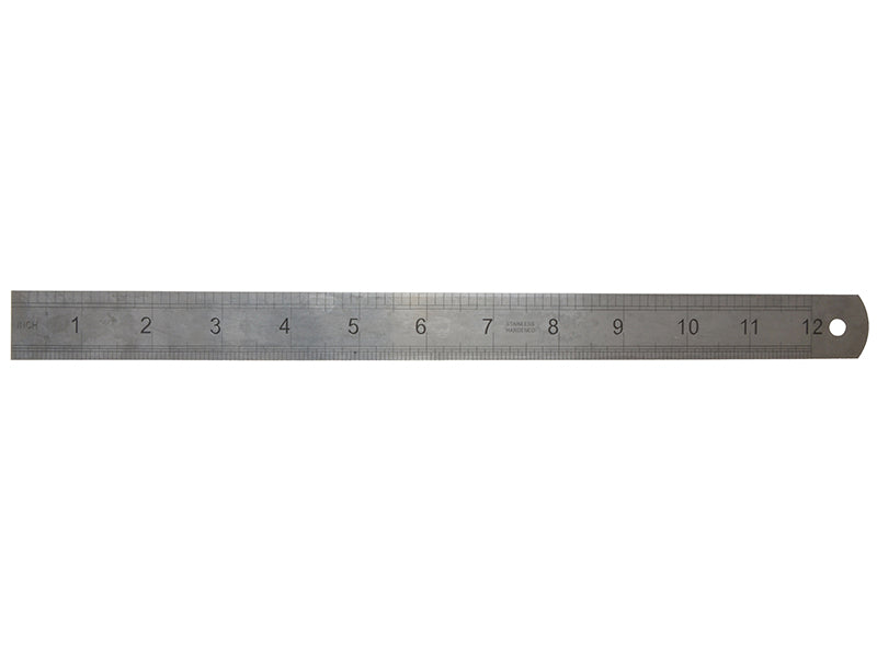 Fisher F112ME Steel Rule 300mm / 12in FIS112