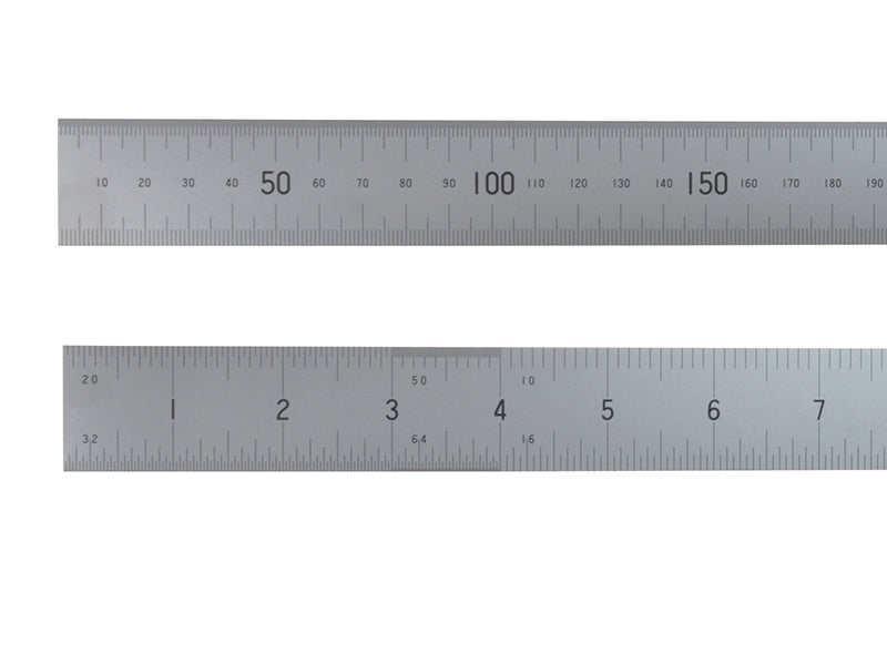 Fisher Satin Chrome Rule 600mm/24in FISC24