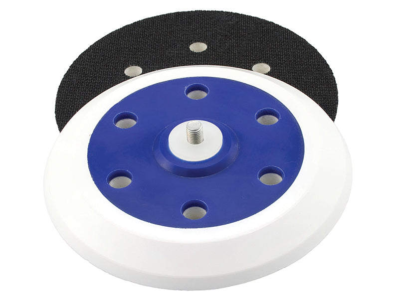 Flexipads World Class Dual Action Sander Pad 150mm GRIP® 6 Holes 5/16 UNF Foam Layer FLE32320