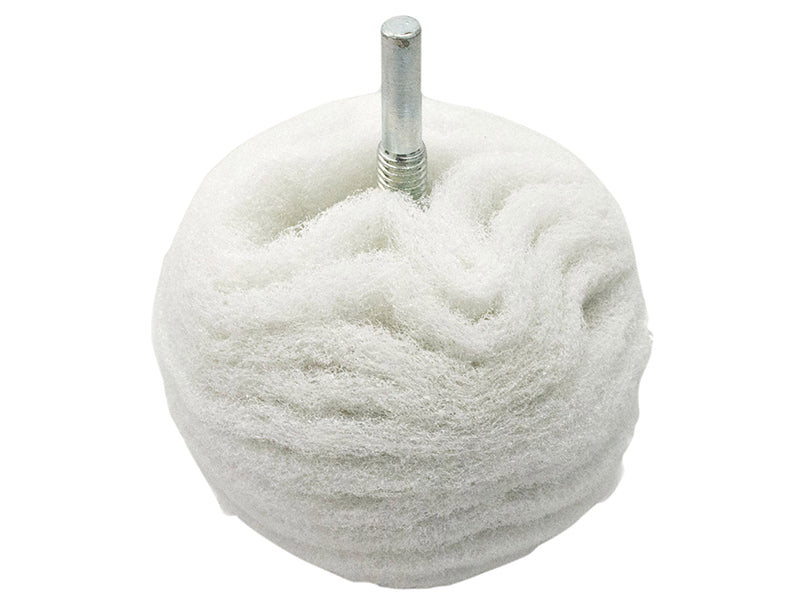 Flexipads World Class Scruff Ball 75mm / 3in White Non-Scratch FLEBA370