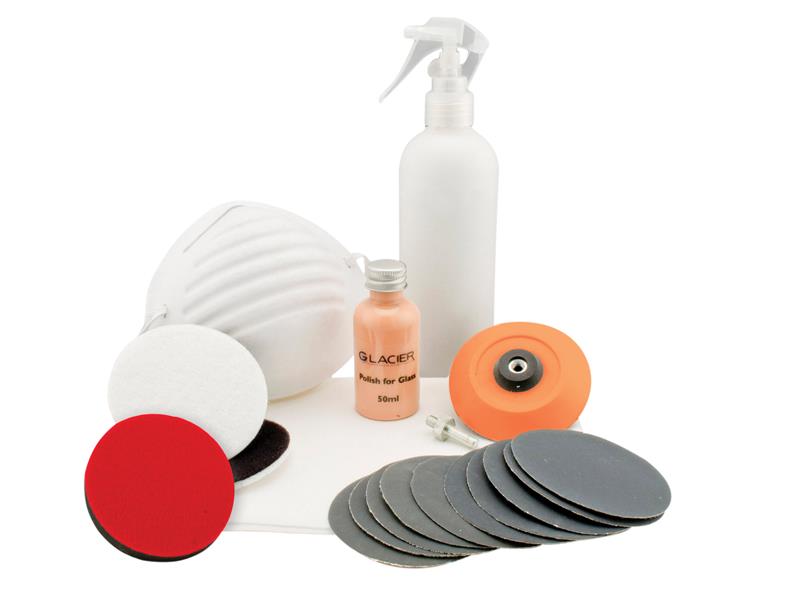 Flexipads World Class GLACIER Advanced Glass Polishing Kit FLEGP202