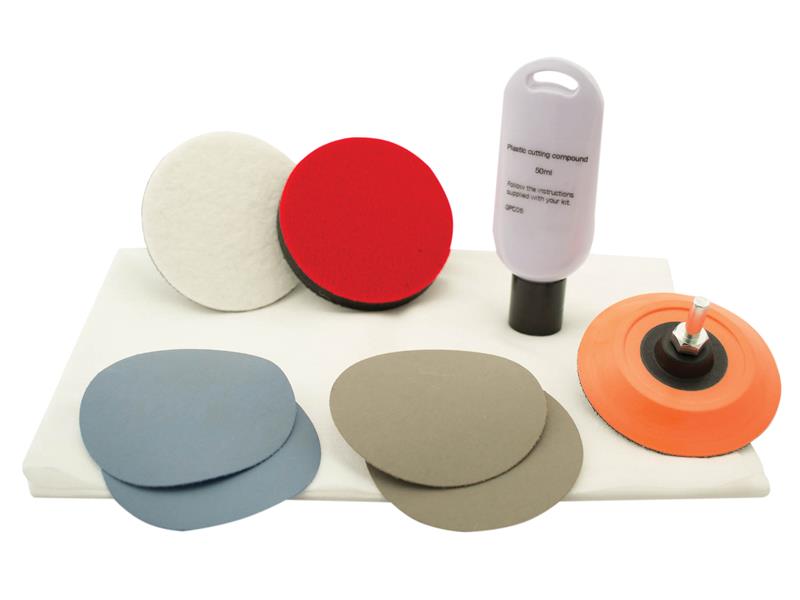 Flexipads World Class Plastic Scratch Repair & Polishing Kit FLEGP207