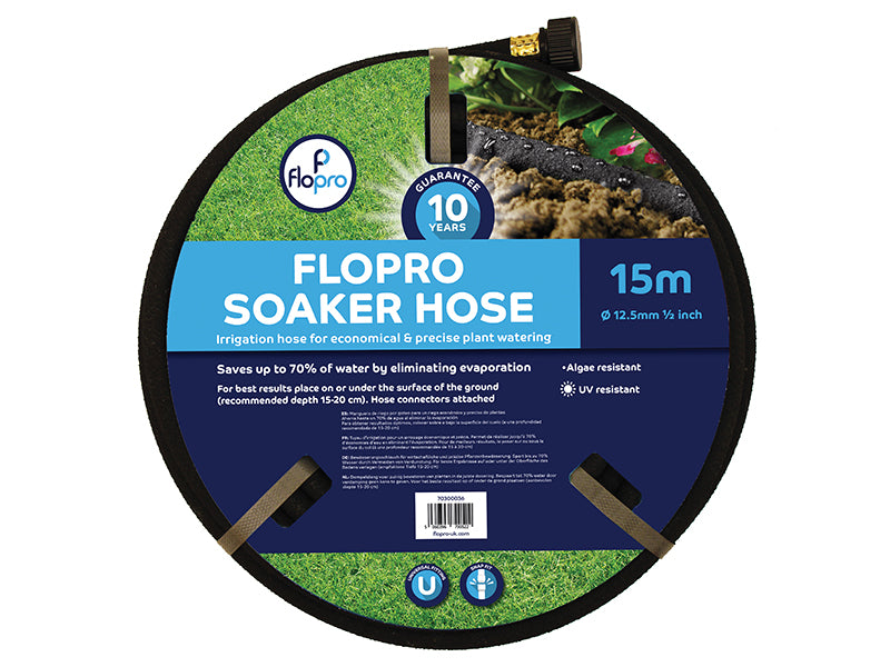 Flopro Flopro Soaker Hose 15m 12.5mm (1/2in) Diameter FLO70300036
