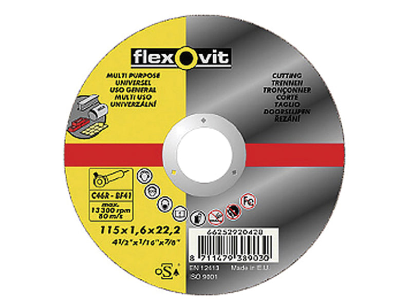 Flexovit Multi-Purpose Cutting Disc 230 x 22mm FLV26779