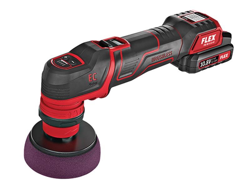Flex Power Tools PXE 80 10.8-EC/2.5 P Spot Polisher Set 10.8V 2 x 2.5Ah Li-ion FLXPXE80F