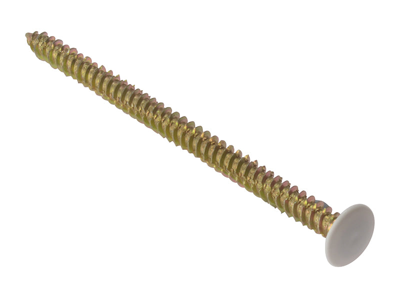 ForgeFix Concrete Frame Screw TORX® Compatible High-Low Thread ZYP 7.5 x 152mm Box 100 FORCFS152