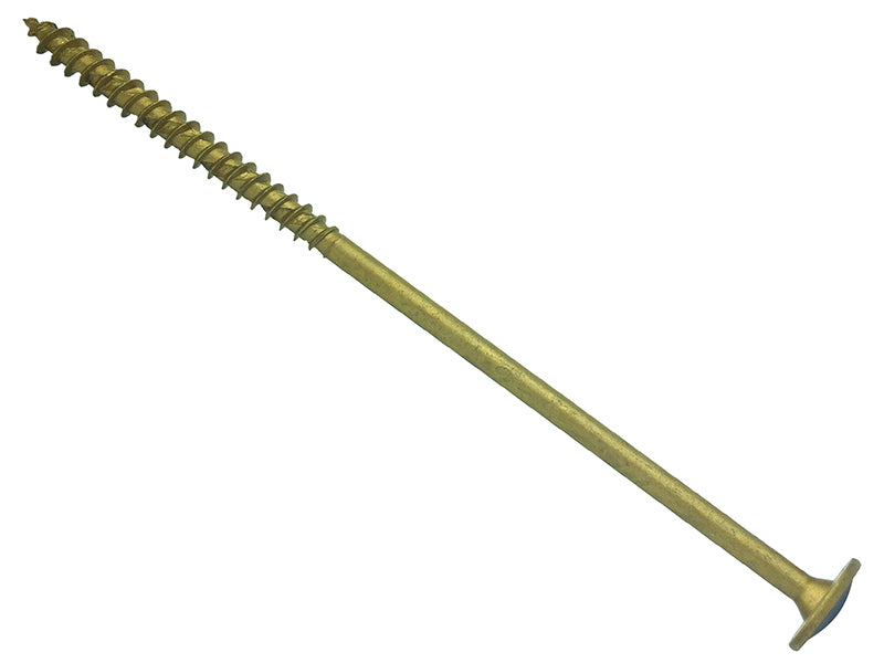 ForgeFix Wafer Head TORX® Compatible Construction T40 Screws Tan 8x160mm Tub 30 FORCS8160