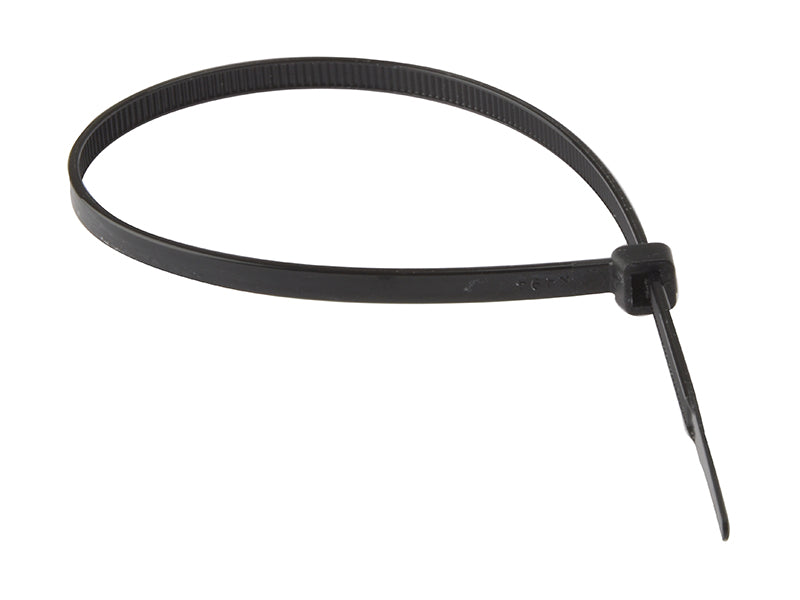 ForgeFix Cable Tie Black 4.8 x 300mm (Bag 100) FORCT300B