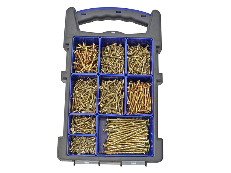 ForgeFix ForgeFast Pozi Compatible Elite Performance Wood Screw Organiser 1000 Piece FORFFP1000Y