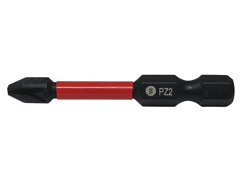 ForgeFix ForgeFast Pozidriv Compatible Impact Bit PZ2 x 50mm (Card 2) FORFFPZ250
