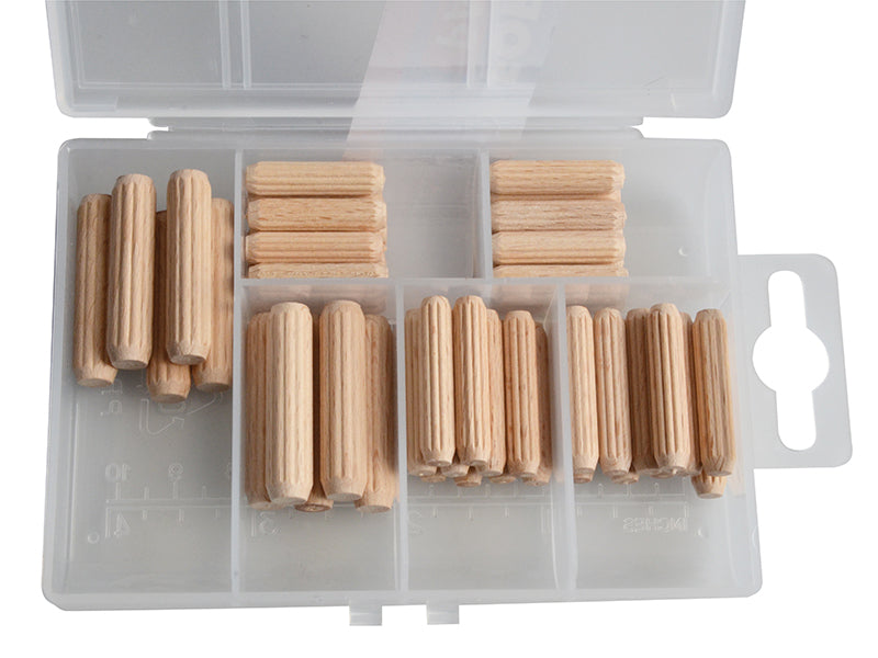 ForgeFix Wooden Dowel Kit Forge Pack, 46 Piece FORFPDOWSET