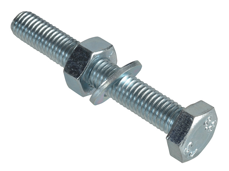 ForgeFix High Tensile Set Screw ZP M10 x 70mm Forge Pack 2 FORFPHBN1070