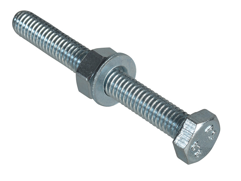 ForgeFix High Tensile Set Screw ZP M6 x 50mm Forge Pack 6 FORFPHBN650