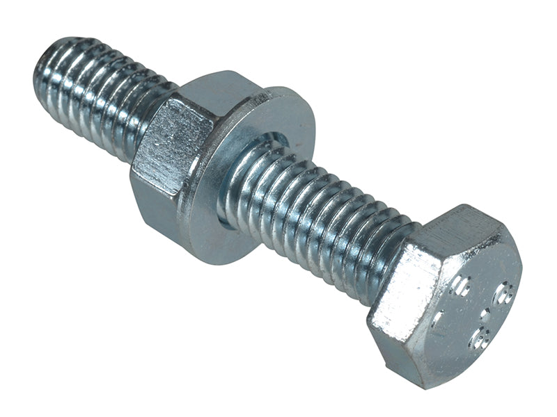 ForgeFix High Tensile Set Screw ZP M8 x 40mm Forge Pack 4 FORFPHBN840