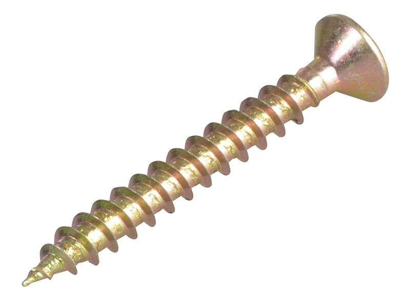 ForgeFix Multi-Purpose Pozi Compatible Screw CSK ST ZYP 3.5 x 30mm Forge Pack 35 FORFPMP3530Y