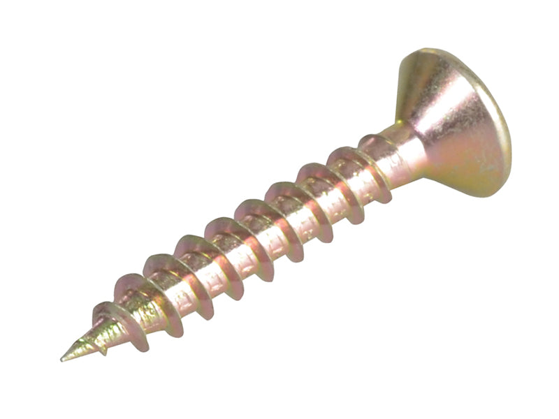 ForgeFix Multi-Purpose Pozi Compatible Screw CSK ST ZYP 4.0 x 25mm Forge Pack 35 FORFPMP425Y