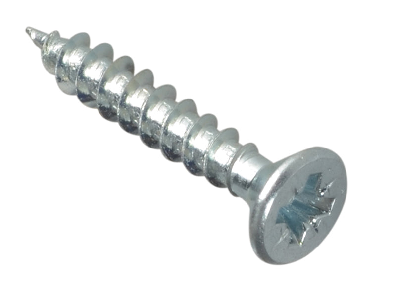 ForgeFix Multi-Purpose Pozi Compatible Screw CSK ST ZP 4.0 x 25mm Forge Pack 35 FORFPMP425Z