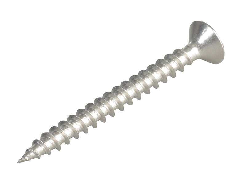 ForgeFix Multi-Purpose Pozi Compatible Screw CSK ST S/Steel 4.0 x 40mm Forge Pack 20 FORFPMP440S