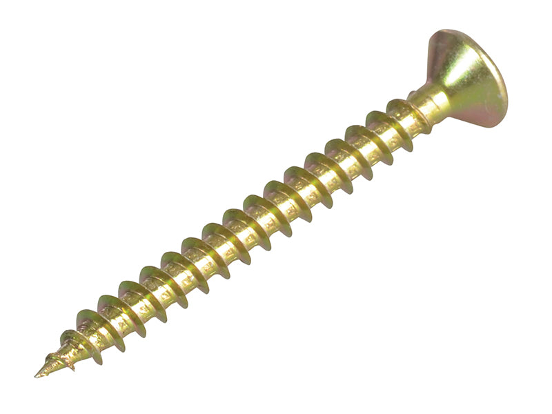 ForgeFix Multi-Purpose Pozi Compatible Screw CSK ST ZYP 4.0 x 40mm Forge Pack 20 FORFPMP440Y