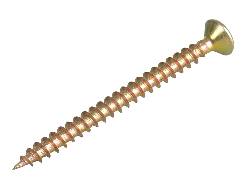 ForgeFix Multi-Purpose Pozi Compatible Screw CSK ST ZYP 4.0 x 50mm Forge Pack 15 FORFPMP450Y