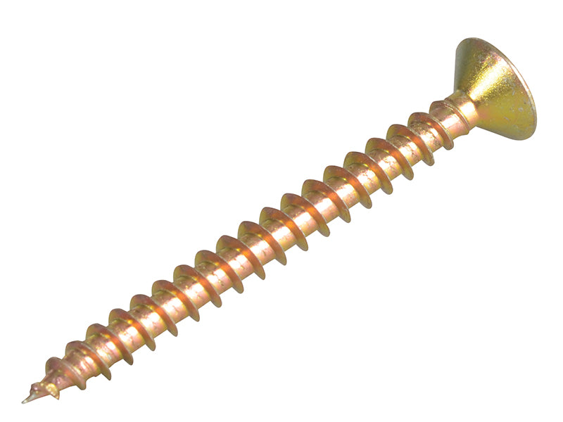 ForgeFix Multi-Purpose Pozi Compatible Screw CSK ST ZYP 5.0 x 50mm Forge Pack 12 FORFPMP550Y