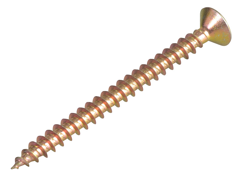 ForgeFix Multi-Purpose Pozi Compatible Screw CSK ST ZYP 5.0 x 60mm Forge Pack 10 FORFPMP560Y