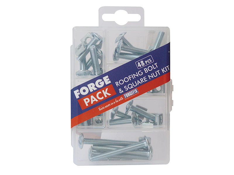 ForgeFix Roofing Bolt Kit ForgePack 48 Piece FORFPRBNSET